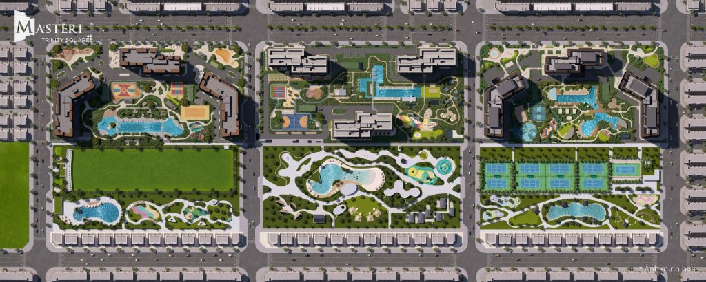 Central Square 4 Mặt bằng dự án Masteri Sky Quarter
