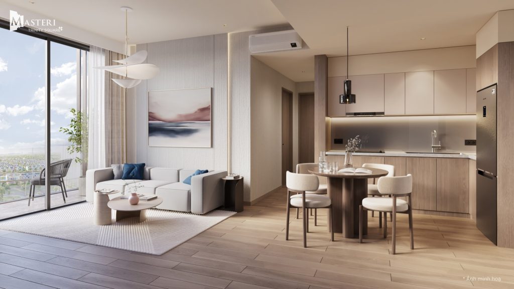 Tiêu Chuẩn Bàn Giao Masteri Sky Quarter - Định Nghĩa Mới Về Không Gian Sống Đẳng Cấp 4 Không gian bếp tại Masteri Trinity Square